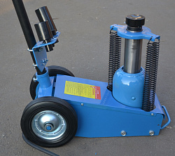 TS1600-7 Домкрат грузовой подкатной пневмогидравлика, 35т