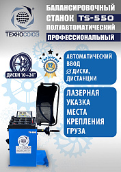 TS-550 Балансировочный стенд для легковых авто 5015, 220V
