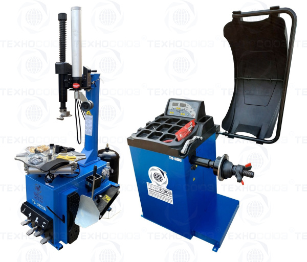 Комплект TS-3923A Станок шиномонтажный + Балансировочный станок автомат TS-600